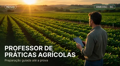 Capa: PROFESSOR DE PRÁTICAS AGRÍCOLAS