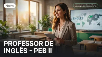 Capa: PROFESSOR DE INGLÊS - PEB II