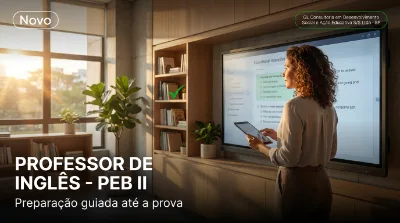 Capa: PROFESSOR DE INGLÊS - PEB II