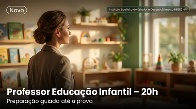 Capa: Professor Educação Infantil – 20h