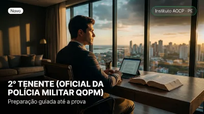 Capa: 2º TENENTE (OFICIAL DA POLÍCIA MILITAR QOPM)