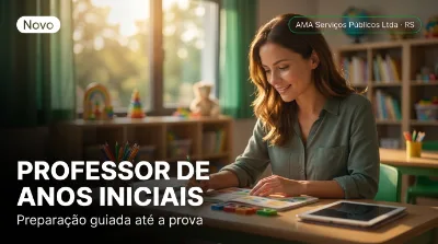 Capa: PROFESSOR DE ANOS INICIAIS