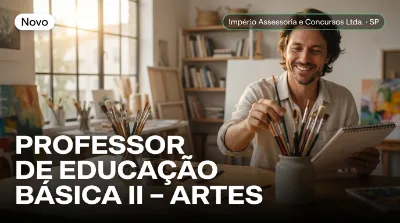 Capa: PROFESSOR DE EDUCAÇÃO BÁSICA II – ARTES