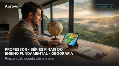 Capa: PROFESSOR - SÉRIES FINAIS DO ENSINO FUNDAMENTAL - GEOGRAFIA