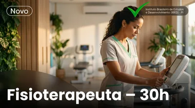 Capa: Fisioterapeuta – 30h