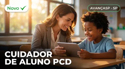 Capa: CUIDADOR DE ALUNO PCD