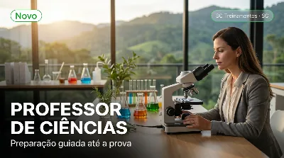 Capa: PROFESSOR DE CIÊNCIAS