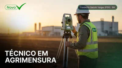Capa: TÉCNICO EM AGRIMENSURA