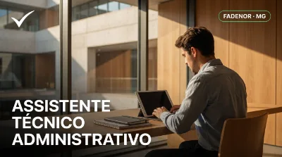 Capa: ASSISTENTE TÉCNICO ADMINISTRATIVO