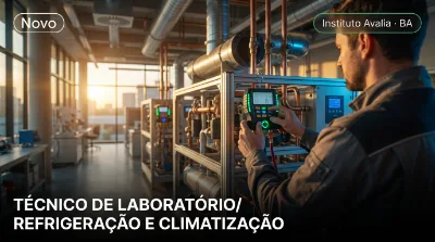 Capa: TÉCNICO DE LABORATÓRIO/REFRIGERAÇÃO E CLIMATIZAÇÃO
