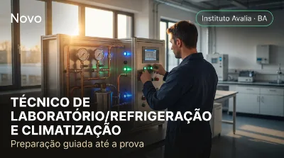 Capa: TÉCNICO DE LABORATÓRIO/REFRIGERAÇÃO E CLIMATIZAÇÃO