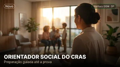 Capa: ORIENTADOR SOCIAL DO CRAS