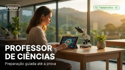 Capa: PROFESSOR DE CIÊNCIAS