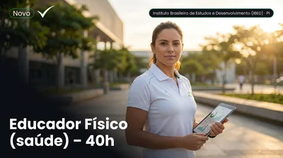 Capa: Educador Físico (saúde) – 40h
