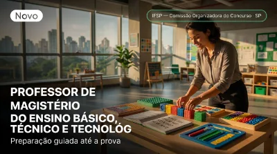 Capa: PROFESSOR DE MAGISTÉRIO DO ENSINO BÁSICO, TÉCNICO E TECNOLÓGICO — ÁREA: EDUCAÇÃO ESPECIAL