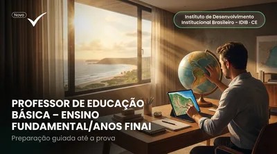 Capa: PROFESSOR DE EDUCAÇÃO BÁSICA – ENSINO FUNDAMENTAL/ANOS FINAIS – GEOGRAFIA
