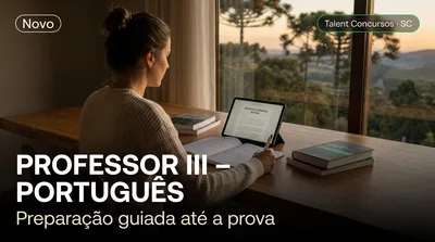 Capa: PROFESSOR III – PORTUGUÊS
