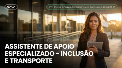 Capa: ASSISTENTE DE APOIO ESPECIALIZADO – INCLUSÃO E TRANSPORTE
