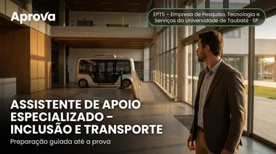 Capa: ASSISTENTE DE APOIO ESPECIALIZADO – INCLUSÃO E TRANSPORTE