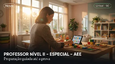 Capa: PROFESSOR NÍVEL II – ESPECIAL – AEE