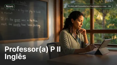 Capa: Professor(a) P II Inglês
