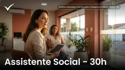 Capa: Assistente Social – 30h