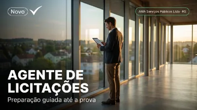 Capa: AGENTE DE LICITAÇÕES