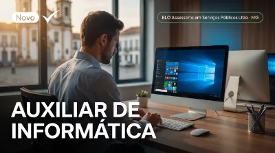 Capa: AUXILIAR DE INFORMÁTICA