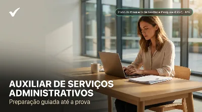 Capa: AUXILIAR DE SERVIÇOS ADMINISTRATIVOS