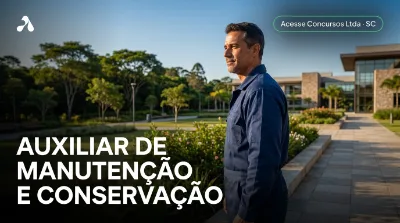Capa: AUXILIAR DE MANUTENÇÃO E CONSERVAÇÃO