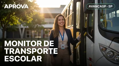 Capa: MONITOR DE TRANSPORTE ESCOLAR