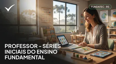 Capa: PROFESSOR - SÉRIES INICIAIS DO ENSINO FUNDAMENTAL