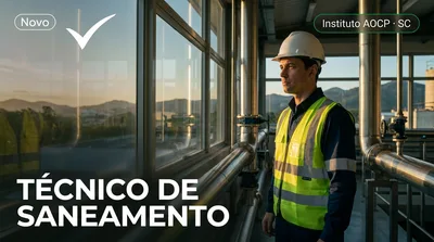 Capa: TÉCNICO DE SANEAMENTO