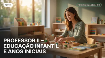 Capa: PROFESSOR II – EDUCAÇÃO INFANTIL E ANOS INICIAIS