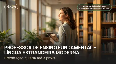 Capa: PROFESSOR DE ENSINO FUNDAMENTAL – LÍNGUA ESTRANGEIRA MODERNA - INGLÊS