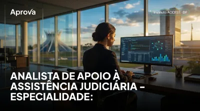 Capa: ANALISTA DE APOIO À ASSISTÊNCIA JUDICIÁRIA - ESPECIALIDADE: INFORMÁTICA - ÁREA DE ATUAÇÃO: BANCO DE DADOS