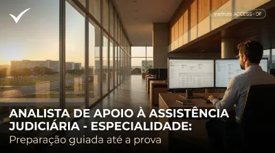 Capa: ANALISTA DE APOIO À ASSISTÊNCIA JUDICIÁRIA - ESPECIALIDADE: INFORMÁTICA - ÁREA DE ATUAÇÃO: BANCO DE DADOS