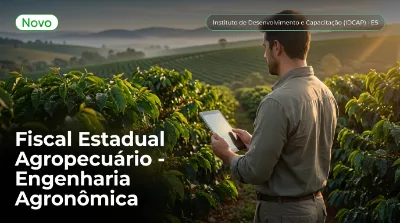 Capa: Fiscal Estadual Agropecuário - Engenharia Agronômica