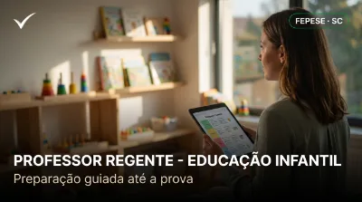 Capa: PROFESSOR REGENTE - EDUCAÇÃO INFANTIL