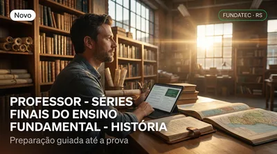 Capa: PROFESSOR - SÉRIES FINAIS DO ENSINO FUNDAMENTAL - HISTÓRIA