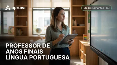 Capa: PROFESSOR DE ANOS FINAIS LÍNGUA PORTUGUESA