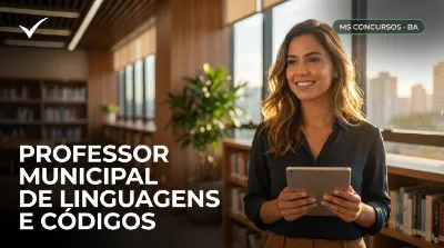 Capa: PROFESSOR MUNICIPAL DE LINGUAGENS E CÓDIGOS