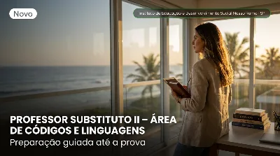 Capa: PROFESSOR SUBSTITUTO II – ÁREA DE CÓDIGOS E LINGUAGENS