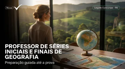 Capa: PROFESSOR DE SÉRIES INICIAIS E FINAIS DE GEOGRAFIA