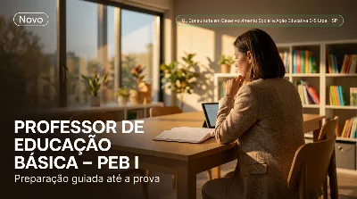 Capa: PROFESSOR DE EDUCAÇÃO BÁSICA – PEB I