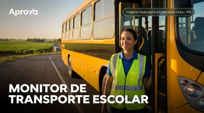 Capa: MONITOR DE TRANSPORTE ESCOLAR