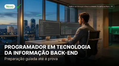 Capa: PROGRAMADOR EM TECNOLOGIA DA INFORMAÇÃO BACK-END