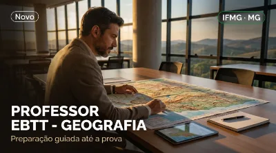 Capa: PROFESSOR EBTT - GEOGRAFIA