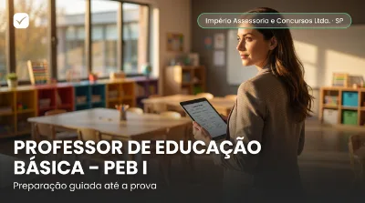Capa: PROFESSOR DE EDUCAÇÃO BÁSICA – PEB I
