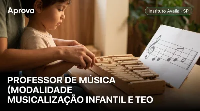 Capa: PROFESSOR DE MÚSICA (MODALIDADE MUSICALIZAÇÃO INFANTIL E TEORIA MUSICAL)